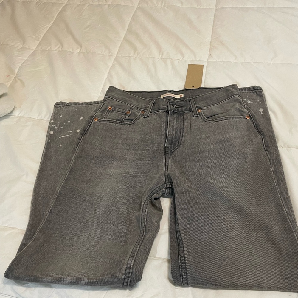 Levi's Classic Gray Denim Jeans